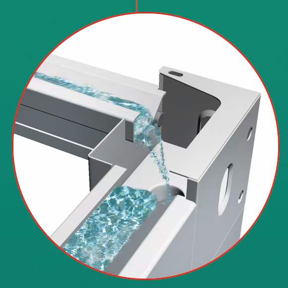 Neues Design-Regenwasserentwässerungssystem für Fertighäuser